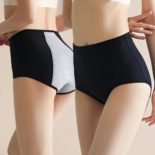High Waist Leak-Proof Menstrual Panties for Women – Cotton Period Underwear (3 Pack) My Store
